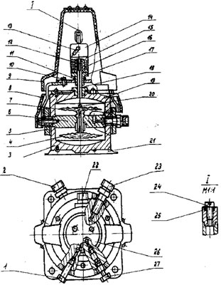 Рис.1. Схема манометра дифференциального ДМ-3583М