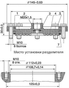 Рис. 2 Разделитель мембранный РМ-5320