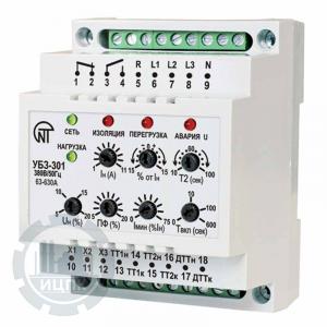 Блок защиты УБЗ-301 63-630А - внешний вид устройства